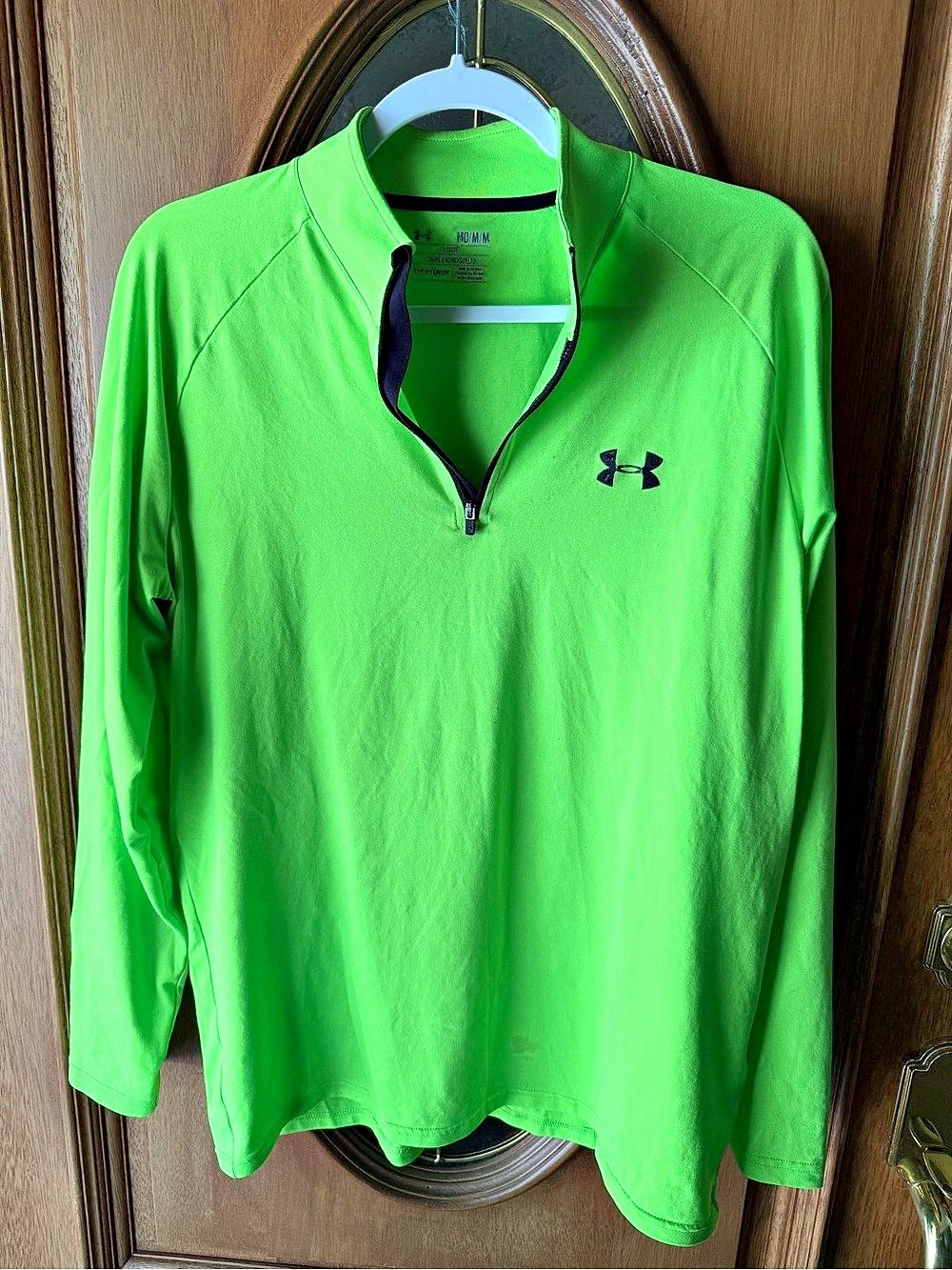 Under Armour Men's Green Quarter-Zip Pullover